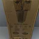 Mueller M-Resin Heavy Duty Tall Planters for Outdoor Plants, Indoor Grande Plant Pots, Boxes, Trees, Flower Pots,24”, Modern Design, Built-in Drainage, Front Porch Decor, White