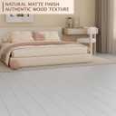 Peel and Stick Floor Tile, 36 Pcs 54 Sq.Ft Waterproof Wood Grain Luxury Vinyl Plank Flooring, Easy DIY Self Adhesive Vinyl Floor for Kitchen, Living Room, Bedroom, RV, White Oak