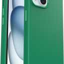 OtterBox iPhone 16e, iPhone 15, iPhone 14, and iPhone 13 (ONLY) Symmetry Series+ Case, Snaps to MagSafe, Ultra-Sleek, Raised Edges Protect Camera & Screen - Non-Retail Packaging - Green Juice