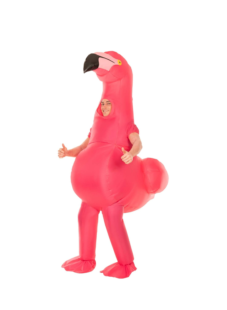 Morph Inflatable Flamingo Costume Adult, Flamingo Inflatable Costume, Blow Up Flamingo Costume, Flamingo Blow Up Costume, Adult Inflatable Costume