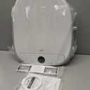 Launs Bidet Toilet Seat Round, Electric Bidet Seat for Bathroom 225D