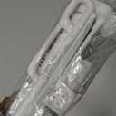 Retractable Safety Baby Gate or Mesh Dog Gate,Durable Portable Mesh Retractable Gate,Easy to Use for Stairs, Doorways, Hallways, Indoor, Outdoor, 33.5" Tall, Extends to 55" Wide,White