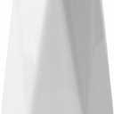 Small White Vase, 7.4 Inch Ceramic Flower Vases Minimalism Style for Modern Table Shelf Centerpiece Home Decor Fit for Housewarming, Weddings, Birthday, Thanksgiving Day, Halloween, Christmas