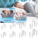 Nasal Dilators for Sleeping & Breathing, 8 Pack Snoring Nose Clip to Relieve Snore, Anti Snoring Device for Men and Woman - 2 Styles 4 Sizes Anti Snoring Nose Vents