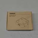 Flat Plug Long Extension Cord 25 Ft, TESSAN Power Strip Surge Protector with 8 Outlets 3 USB Ports (1 USB C), 900J Protection Desktop Charging Station for Home, Office, Dorm Room Essentials