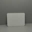 Felor Multipurpose Stone Bath Mat, Diatomite Drying Mat for Bathroom, Kitchen, Non-Slip, Super Absorbent, Quick Dry, Modern Design, 15.7" x 11.8" Dark Gray & White