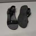 TISGOTAN Kid Sandals Open Toe Boy Hiking Outdoor Sports Teen Youth Water Beach Summer Sandals with Straps Size 3 Big Kid BlackGrey