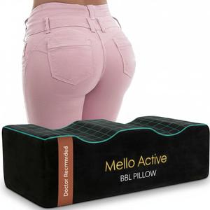 Mello Active BBL Pillow After Surgery  Doctor-Recommended, Firm & Lightweight Sitting Cushion for Post-Op Recovery  Portable Support for Home, Car & Office  Ultimate Comfort & Stability