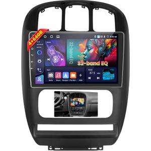 2+64G Inefala for Dodge Caravan Chrysler Town & Country 2001-2007 Android Car Radio Stereo with Wireless CarPlay Android Auto, 10.1 Inch HD Touchscreen