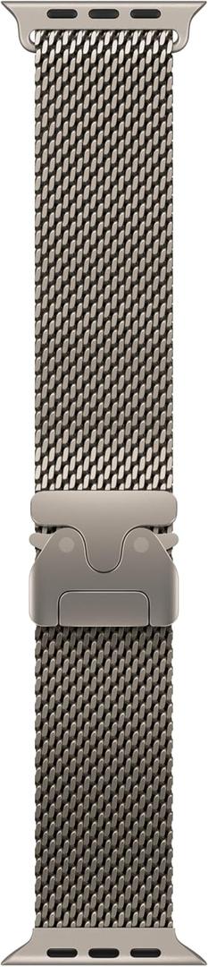 Apple Watch Band - Milanese Loop (49mm) - Natural Titanium - Small