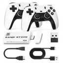 2026 Upgraded M15 Retro Game Stick Pro, 128GB Retro Gaming Console, Plug & Play HDMI Game Stick for TV PC, Supports Multiple Open-Source Emulator Platforms, Dual 2.4G Wireless Controllers