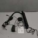 Desk Lamp, Clamp Desks Lamps for Home Office, 24W Flexible Gooseneck Table Lamp, 10 Color Modes & Brightness Eye-Caring Desk Light w/USB Adapter (12V2A Black)