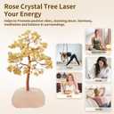 Citrine Crystal Tree Birthday Gifts for Women,Crystal Tree of Life Sister Birthday Gifts for Mom,Home Decor Office Desktop Dcor,Healing Crystals Ener,Feng Shui,Money,Good Luck (Yellow)