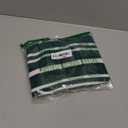 Kuoser Dog Sweater, Warm Dog Sweaters for Medium Dogs, Turtleneck Thick Medium Dog Sweater Christmas Outfit, Pet Winter Clothes Doggie Knitwear Girl Boy for Holiday Thanksgiving, Green&Navy Strips M