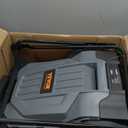 VEVOR Walk-Behind Hand Push Floor Sweeper, 25.6" Sweeping Width Floor Sweeper Manual Non-Electric, 5-Gallon Waste Container, Angle & Height Adjustable Folding Handle for Walkway, Yard, Garage, Patio