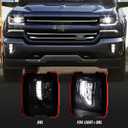 GM25923315 Front Bumper Fog Halogen Light Right Passenger Side Enhance visibility for 2016 2017 2018 CHEVROLET SILVERADO 84000614