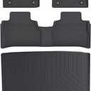 Auxko All Weather Floor Mats Cargo Mat Fit for 2025 2026 Nissan Murano TPE Liners Accessories Guard Odorless Anti-Slip Floor Liners & Trunk Liner for 2025 2026 Nissan Murano