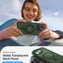 Faiono Magnetic for iPhone 15 Pro Max Case [Full Camera Protection][Military-Grade Protection][Compatible with MagSafe] Shockproof Protective Slim Phone Case for iPhone 15 Pro Max, Forest Green