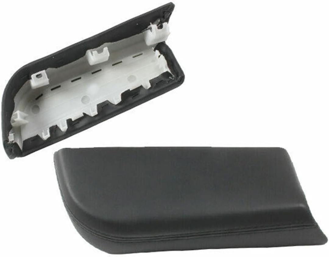 Left Side Leather Door Panels Lid Armrest Cover Black Fit for Honda Pilot 2009-2015 Interior Accessories (with Back Base)