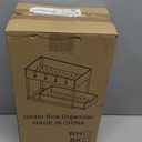 DEKAVA Under Sink Organizer 2 Pack, Bathroom Cabinet Organizer, 2 Tier Sliding Cabinet Basket Organizer Drawer, Multi-Purpose Bath Collection Baskets for Bathroom (Black)