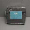 DREAMCARE Full Size Sheets - 6 pcs Breathable Cooling Bed Sheets - up to 15" Deep Pocket Full Size Bed Sheets wth Side Pockets - Extra Soft 100% Brushed Hypoallergenic Hotel Luxury Bedding - Gray