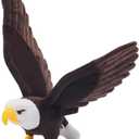 Bald Eagle Plush Toy - Stuffed Animal with Bendable and Stretchable Wings, Gifts for Kids (23.6in)