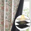 Vangao Pink Nursery Curtains for Girls Room Floral Blackout Curtains 96 Inch Length Farmhouse Drapes for Bedroom Room Darkening Window Flower Patterned Treatment for Kids Set of 2