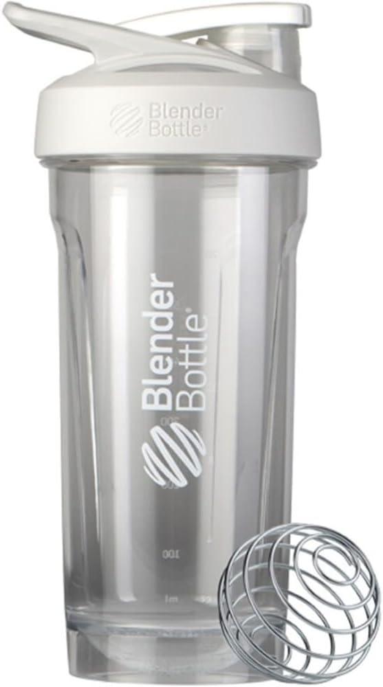 BlenderBottle Sport Shaker Bottle with Wire Whisk, 28-Ounce, White  Protein Shakes & Hydration for Athletes & Fitness Enthusiasts, Easy Mixing, Durable & Lightweight, Lockable Lid