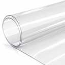 Beeveer 24 x 96 Inch Clear Flexible PVC Sheet Roll