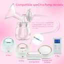 2 x Spectra Replacement Pump Parts Compatible w/ S1/S2/9 Plus, Not Original Accessories, 6*Duckbills Valves 2*Backflow Protectors