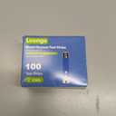 Blood Glucose Test Strips Set -Lvonge 100PC Test Strips for Use Only with Lvonge Blood Glucose Monitor G520/501, Home Diabetes Blood Glucose Testing Kit, Expire: 01/01/2027
