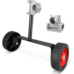 Adjustable String Trimmer Support Wheel Attachment 26mm(1 inch) and 28mm(1.1 inch) for Weed Trimmer Gas String Trimmer Petrol/Electric Brushcutter Strimmer