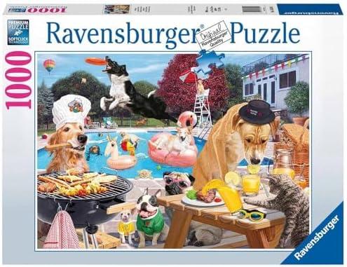Ravensburger Dog Days of Summer 1000 Piece Jigsaw Puzzle for Adults - 12000546 - Handcrafted Tooling, Made in Germany, Every Piece Fits Together Perfectly
