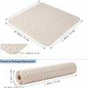 31x31 Square Non Slip TPE Shower Mat, 31×31in