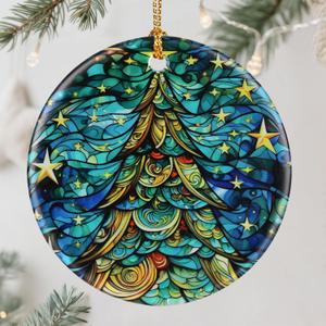 4 x Christmas Ornament, Christmas Tree Ornament, & Perfect Holiday Decor | Gifts for Family, Coworker, Friends - Tree Ornament