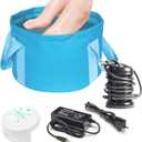 Ionic Detox Foot Bath SPA Machine, Ionic Cleanse Detox Foot Bath Spa Machine with Blue Bucket for Health Care Personal Home Travel