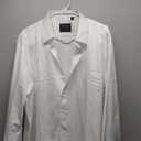 J.VER Men's Dress Shirts Solid Long Sleeve Stretch Wrinkle-Free Formal Shirt Business Casual Button Down Shirts (X-Large, White)