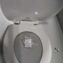 Bemis 730SL Slow Close Toilet Seat, Hinges Never Loosen, Durable Plastic, Made in USA, Round, White