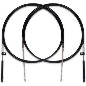 2pcs Boat Throttle and Shift Cables Compatible with Mercury MerCruiser Marine Force Outboard Engine 600A/4000 Series Controller(Gen 1/CC179xx, Gen2/CC189xx)