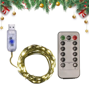 Christmas Twinkle Lights, 8 Lighting Modes, 10m/32.8ft, 20m/65.6ft, 30m/98.4ft, Waterproof LED Garlands, Holiday String Lights, Indoor & Outdoor Decoration, for Festive Table Fireplace Wedding Use