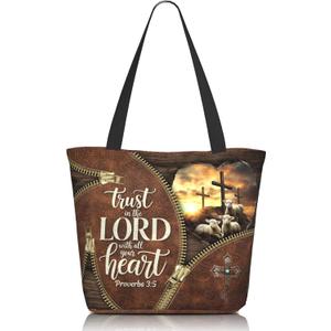 Bible Tote Bags For Women Christian Gifts For Women Church Bags Christian Tote Bag Faith Gifts For Mother'S Day