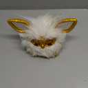 Furby Gold Glam Interactive Plush Toys for 6 Year Old Girls & Boys & Up, Voice Activated Animatronic, Speaks English & Furbish, White