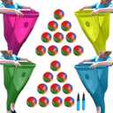 Granny Pants Game for Adults Yard Games Granny Pants Outdoor Game Tossing Games for Team Relay (Blue+Green+Yellow+Rosered)