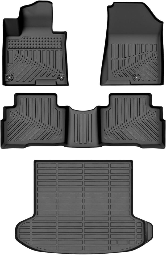 Cartist Floor Mats and Cargo Liner Fit for Kia Sportage 2023-2025 (Only for Hybrid) All Weather Floor Mat for Sportage Accessories Heavy Duty Waterproof