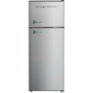 Frigidaire, 2 Door Apartment Size Refrigerator/Freezer Combo, 7.5 cu ft, Platinum Series, Stainless, 23" D x 21.5" W x 55.5" H
