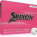 Srixon Soft Feel Lady Golf Balls, Soft Feel Lady 8, White