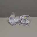 HUAREW Polished Metal Desktop Lamp Base, E26 E27 Screw Light Socket Edison Bulb Holder Base, Small Industrial Table Lamp Base Only, 6ft Cord On/Off Switch US Plug (White,2 Pack)