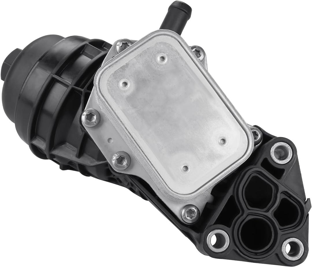 JDMON Engine Oil Cooler Filter Housing Replacement for Mercedes-Benz A220, A35 AMG, CLA250, GLA35, GLB250, GLB35 AMG Compatible with 2701800610, 2701800810, 2701800500