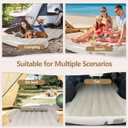 For Tesla Model Y Air Mattress, Self Inflating Car Camping Mattress with Wireless Charging Air Pump, 2 Pillows, Storage Bag, Sleeping Mat for Tesla Model Y Accessories 2020-2024 2025