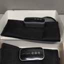 Leg Massager to Relax Muscles and Relieve Fatigue - Calf Massager with Heat, 3 Modes 3 Intensities, Adjustable Size, Led Display (Pair) (Black)